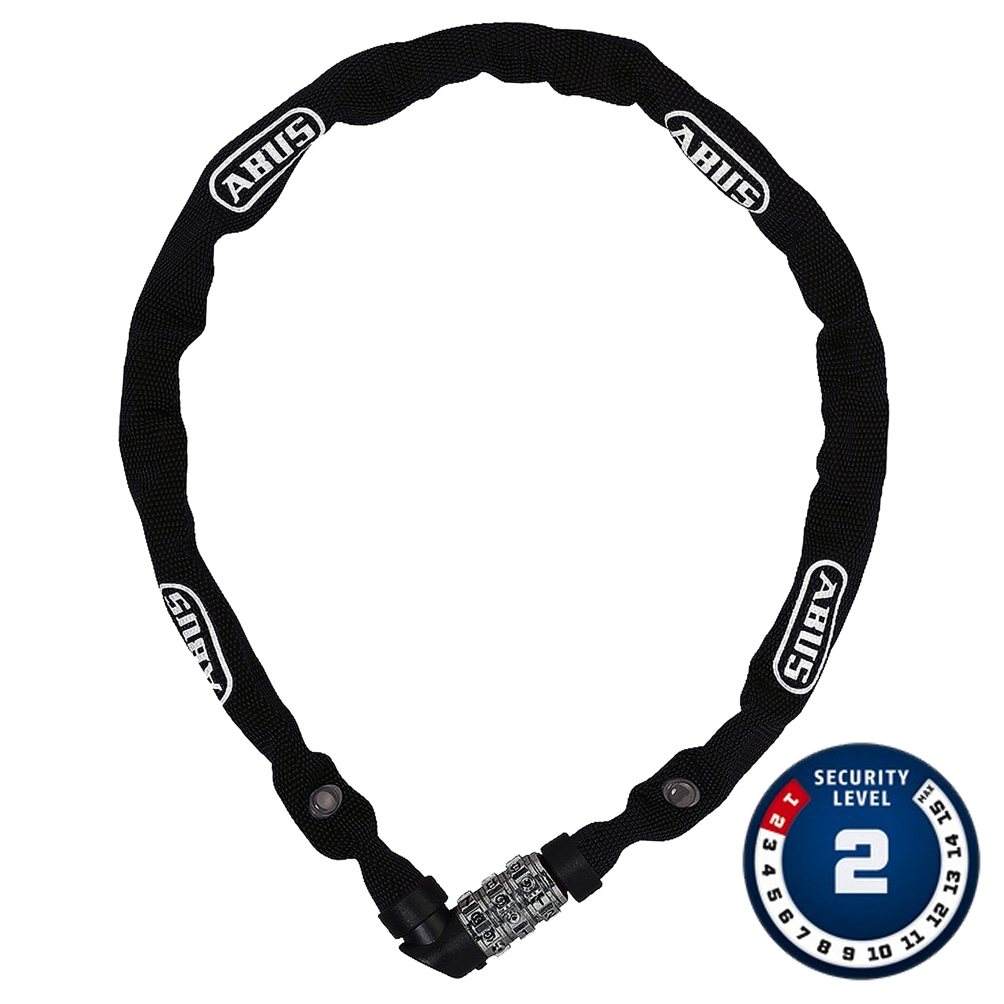 Abus kettingslot 1200/110 web black code (4003318563423)