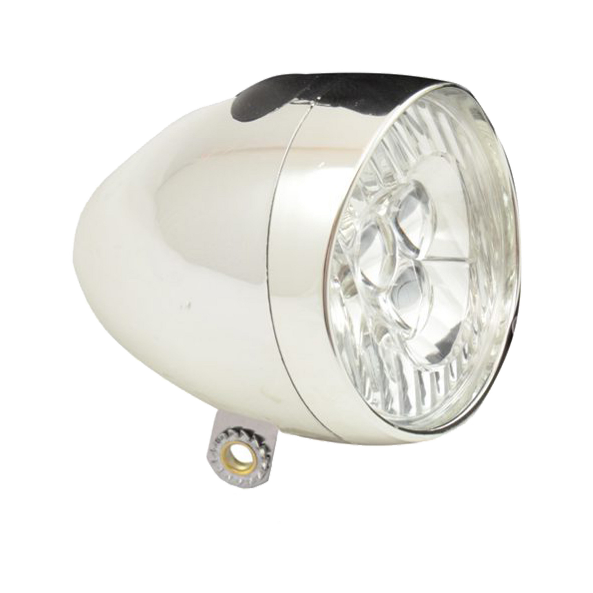 Ikzi koplamp 3 led koplamp retro chroom (8717729489123)