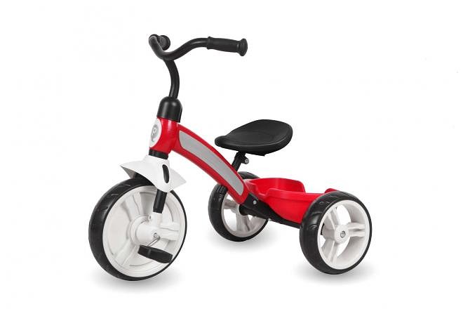 Merkloos Q-Play Driewieler Elite Rood (8715347009655)