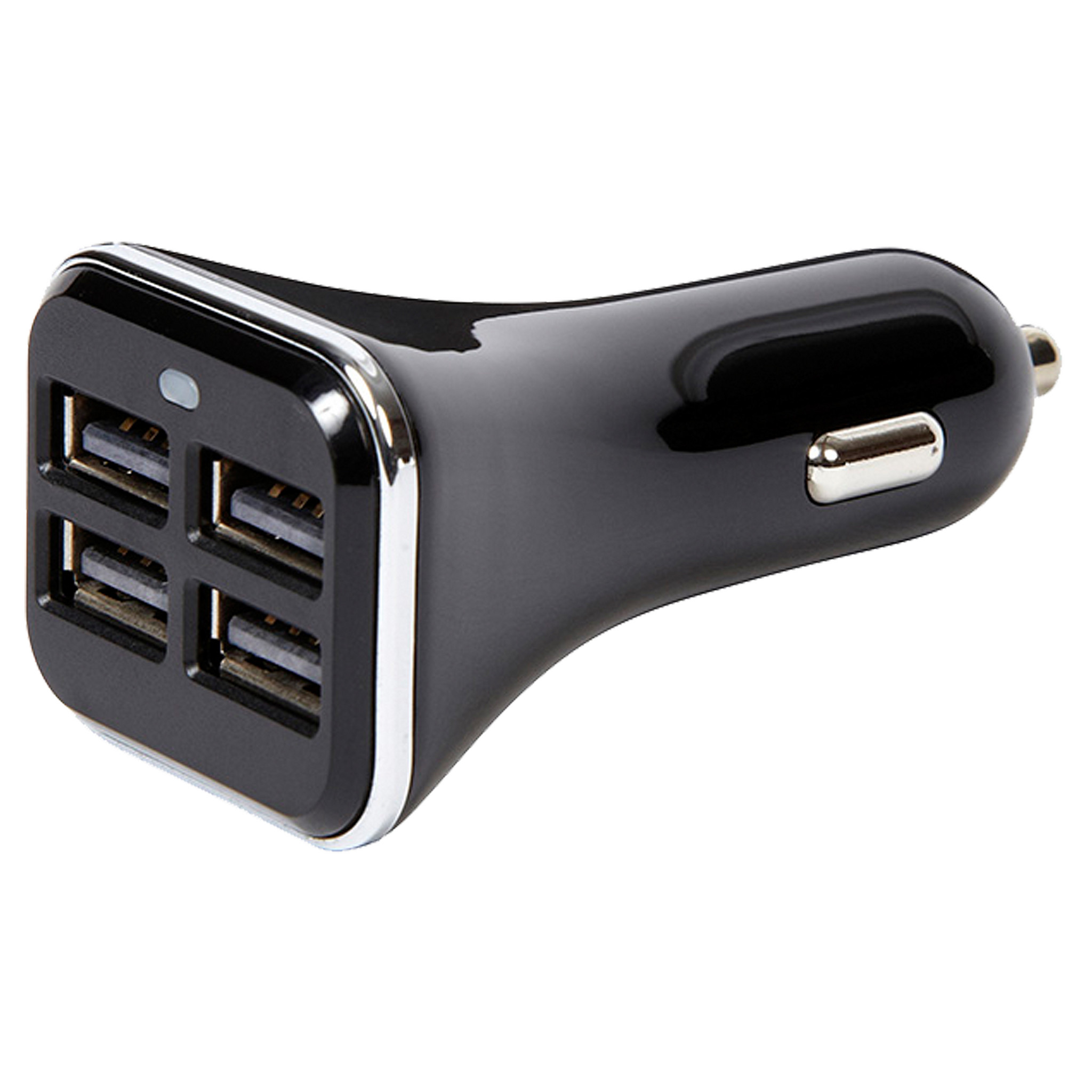 Merkloos Ring Autolader 4xUSB (5055175239057)