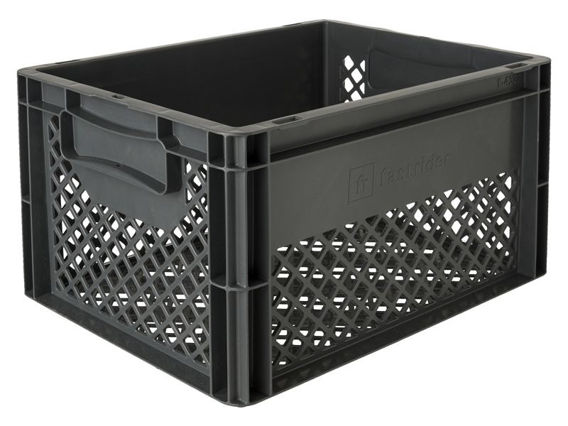 Fastrider Fr fietskrat medium antraciet recyclaat (8717565685604)