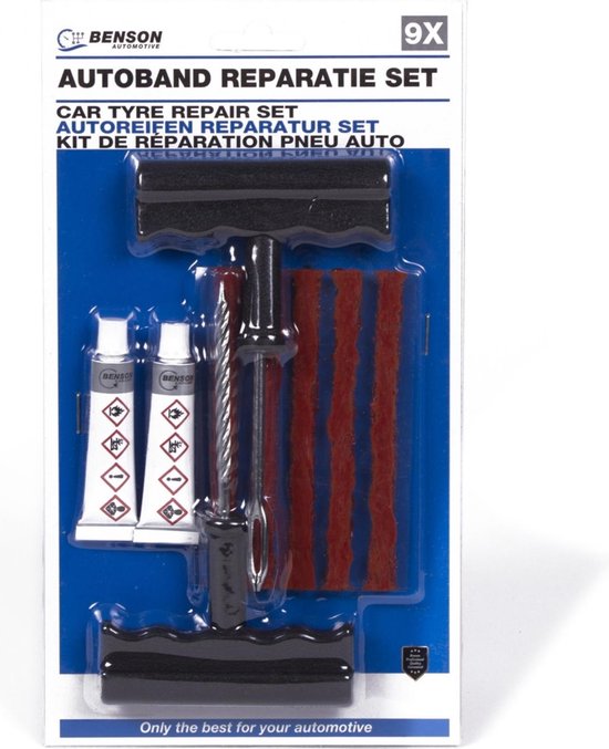 Onbekend BENSON AUTOBAND PROPPEN REPARATIE SET (8718026588267)