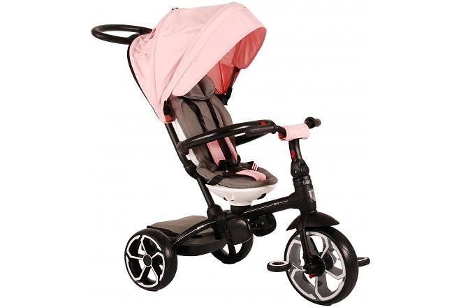 Merkloos Q-PLAY DRIEWIELER PRIME 4 IN 1 ROZE (8715347009433)