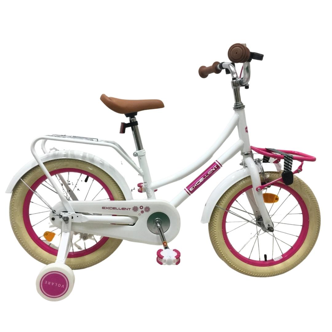 Merkloos VOLARE KINDERFIETS EXCELLENT 16 INCH WIT MET VOORD (8715347213892)