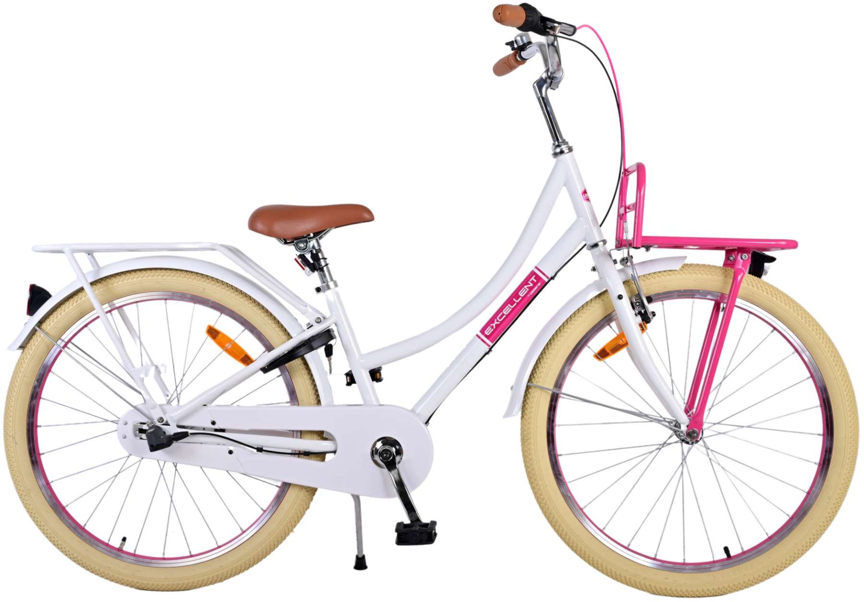 Merkloos VOLARE EXCELLENT KINDERFIETS 24 INCH WIT N3 (8715347241413)