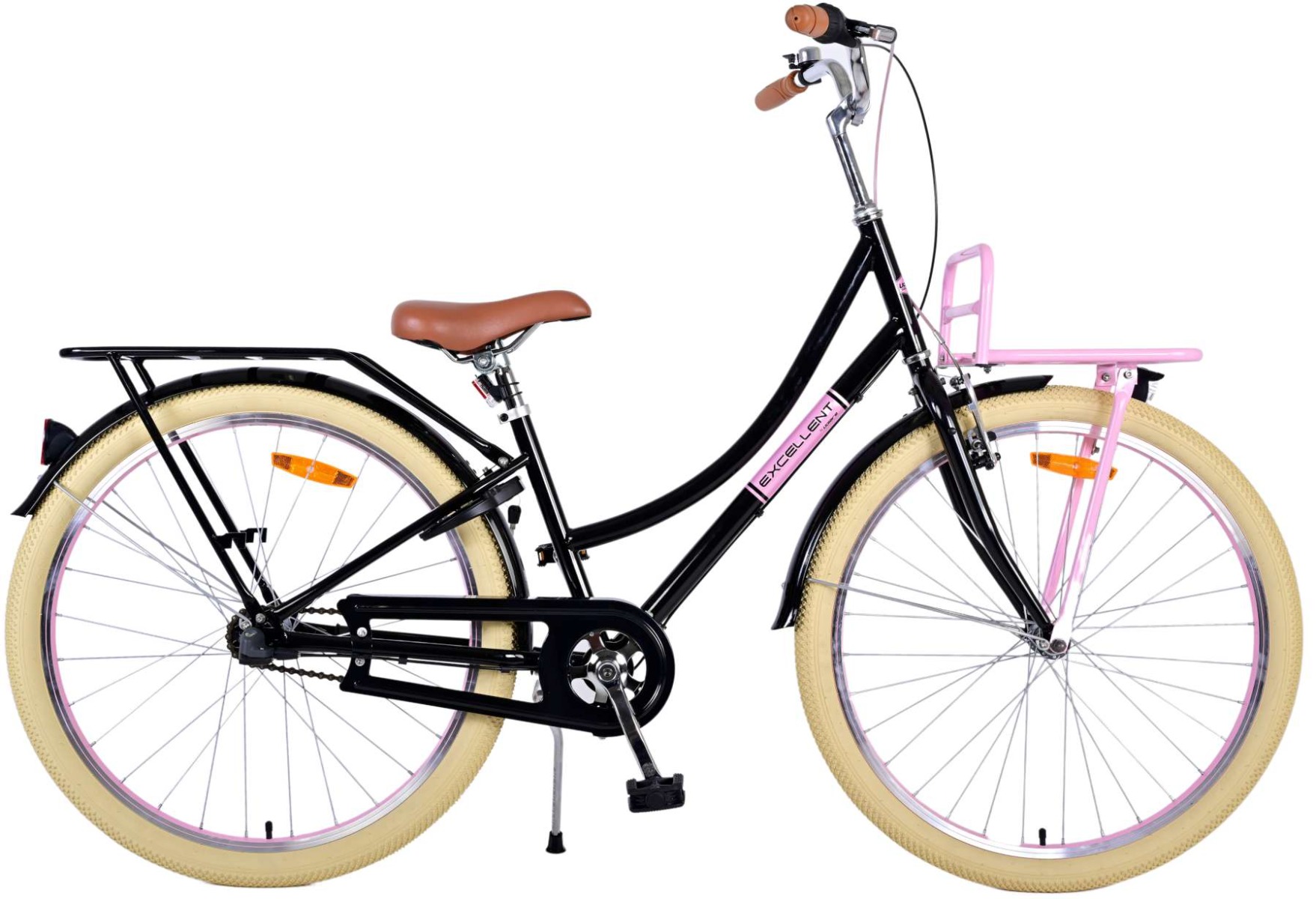 Merkloos VOLARE EXCELLENT KINDERFIETS 26 INCH ZWART N3 (8715347261381)
