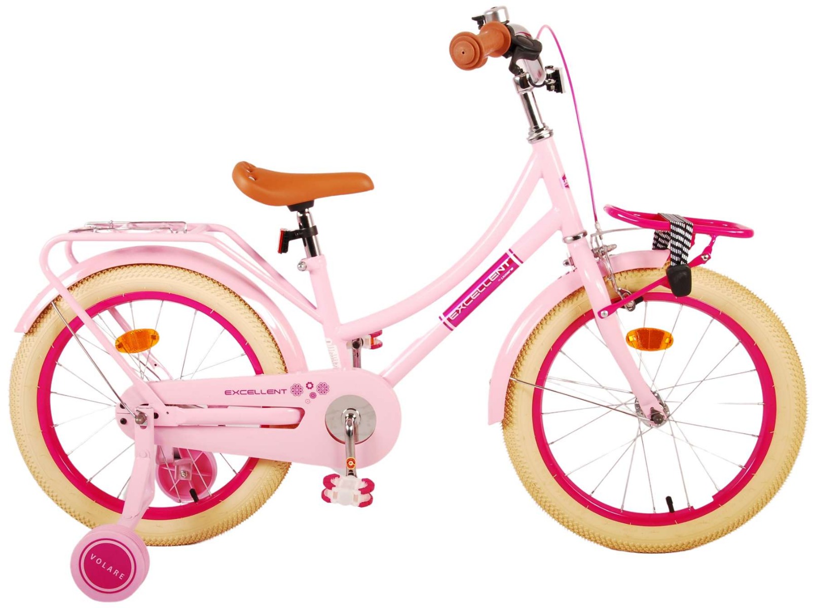 VOLARE KINDERFIETS EXCELLENT 18 INCH ROZE (8715347217784)