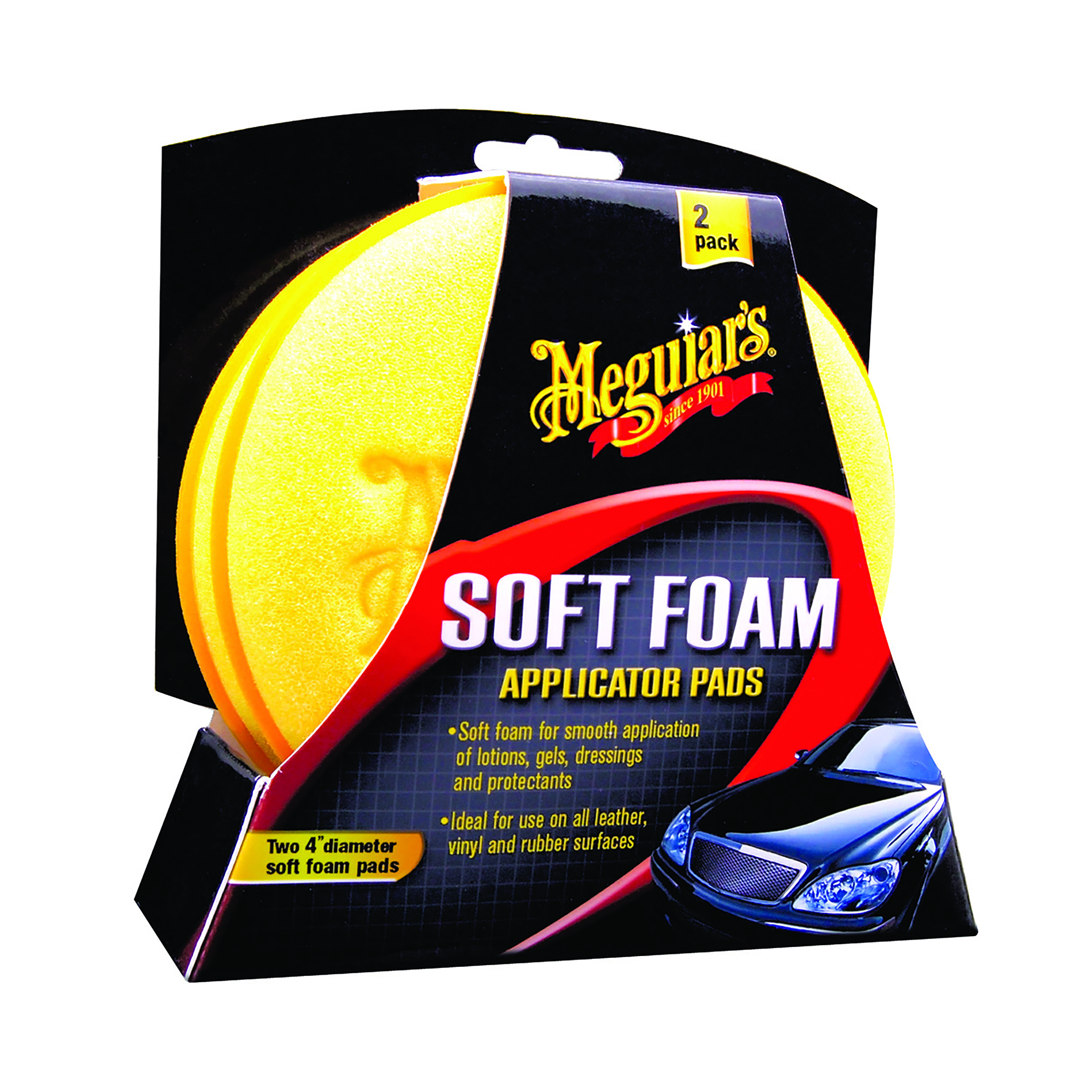 MEGUIAR'S SOFT FOAM APPLICATOR PADS (070382830700)