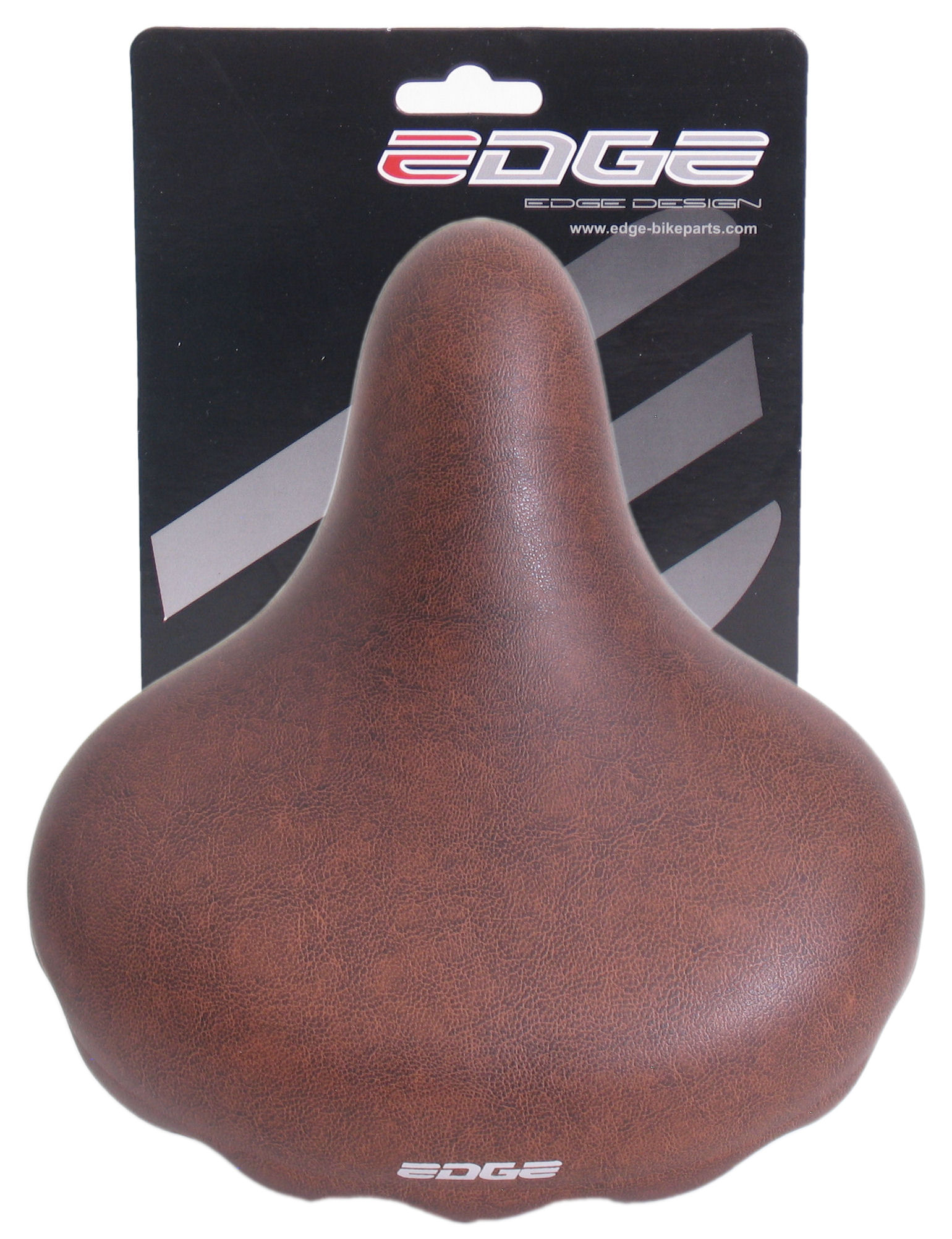 FIETSZADEL EDGE URBAN XL - MAT DONKERBRUIN (8718404077826)