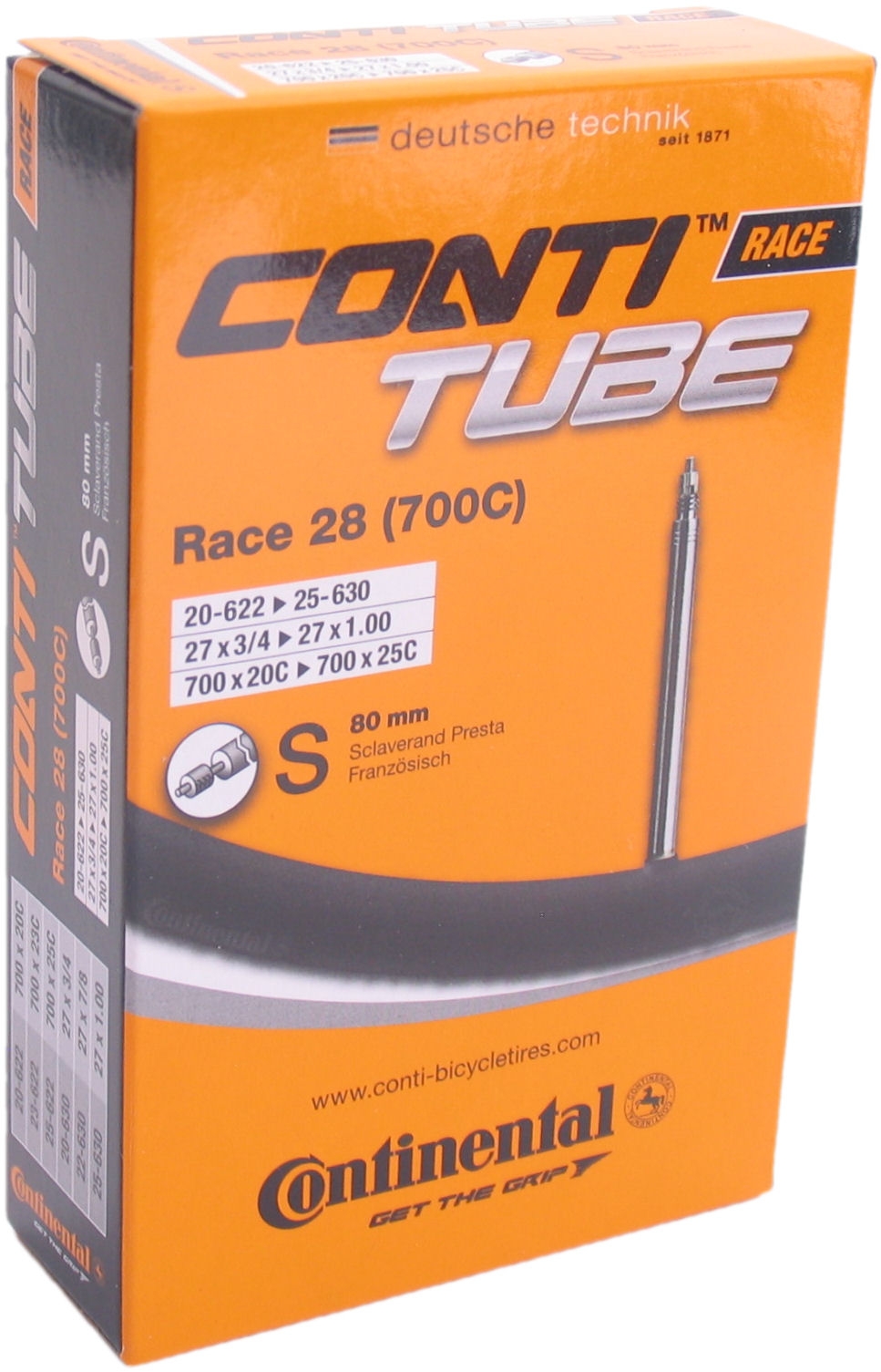 Continental BINNENBAND  28" RACE - 18-622 ->25-630 - SV80MM (4024066568133)