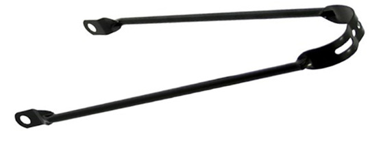 Merkloos SPATD STANG 24 AS MAT ZWART (8716637016964)