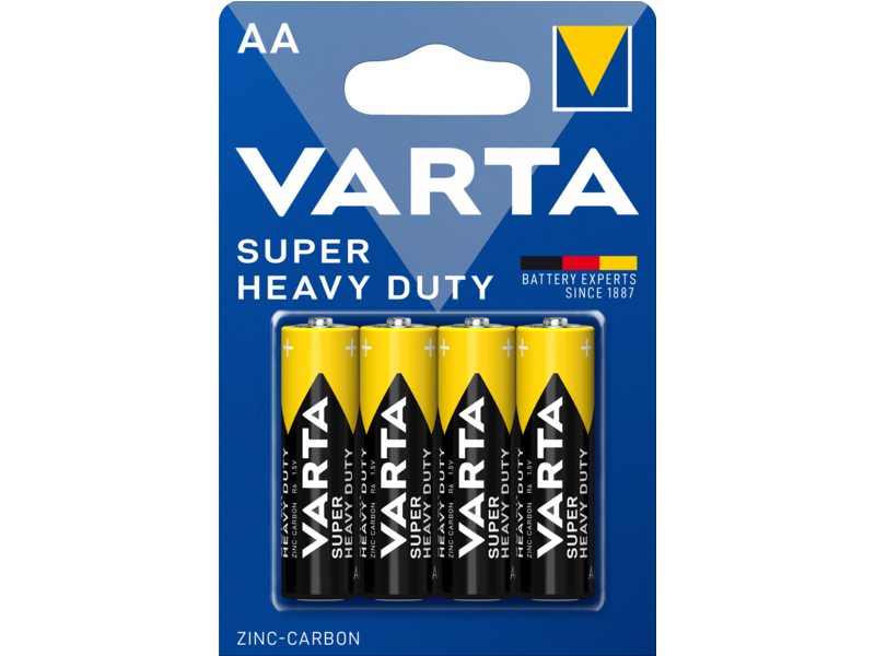 VARTA BATTERIJ SUPERLIFE AA R06 BLISTER (4) (4008496556267)