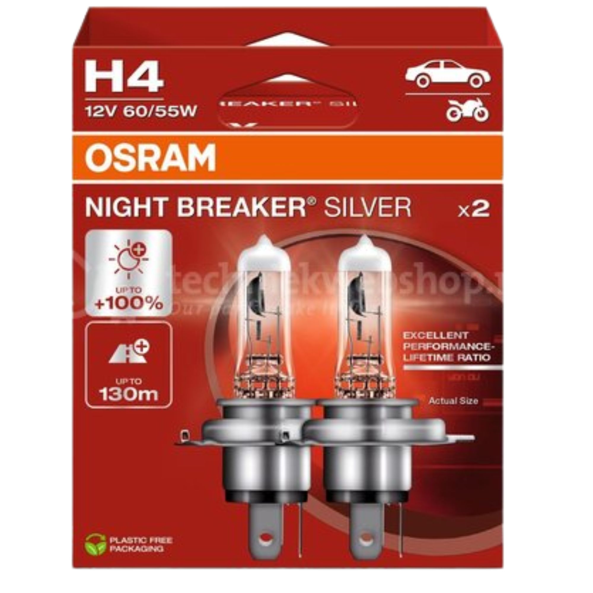 OSRAM H4 NIGHT BREAKER SILVER 2ST (4062172387453)