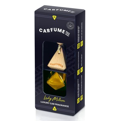Merkloos Carfume Luchtverfrisser Wood Lady Billion (5060958150009)