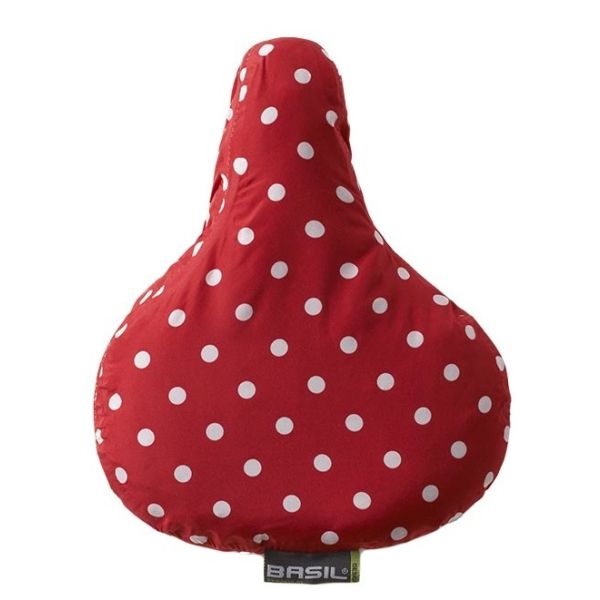Zadeldek Basil Rosa 28 X 23 X 1 Cm - Rood/Wit (8715019500596)