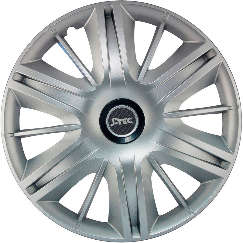 J-Tec 4-Delige Wieldoppenset Maximus 13-inch zilve (5907439235674)