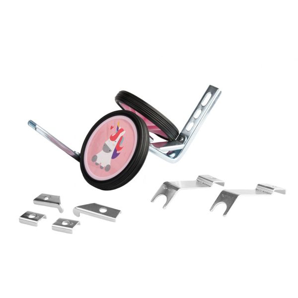 Zijwielen 12~20" Pexkids Unicorn/Panda - Roze (8716812603897)
