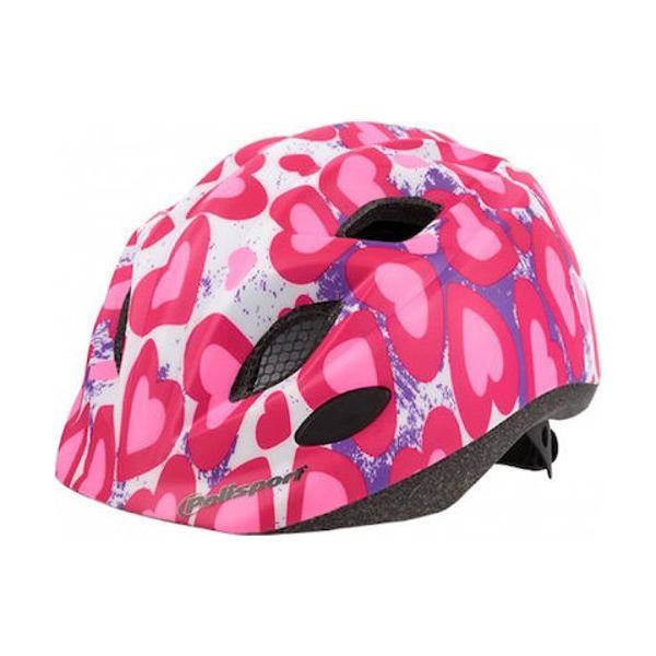 Fietshelm Polisport Glitter Hearts S 52-56 Cm - Ro (5604415117770)