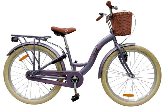 Volare Kinderfiets Blossom Meisjes 24 inch Paars (8715347524431)