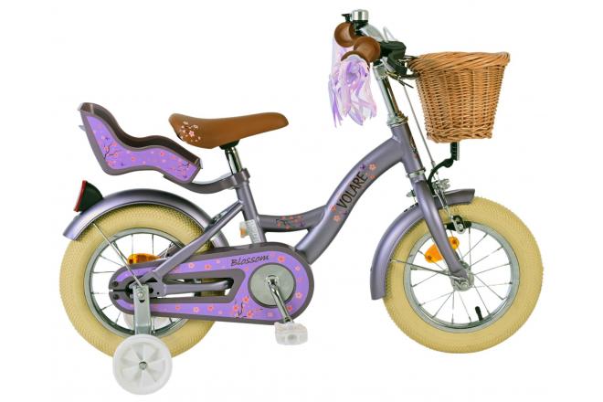 Volare kinderfiets meisjes blossom  12 inch paars (8715347312427)