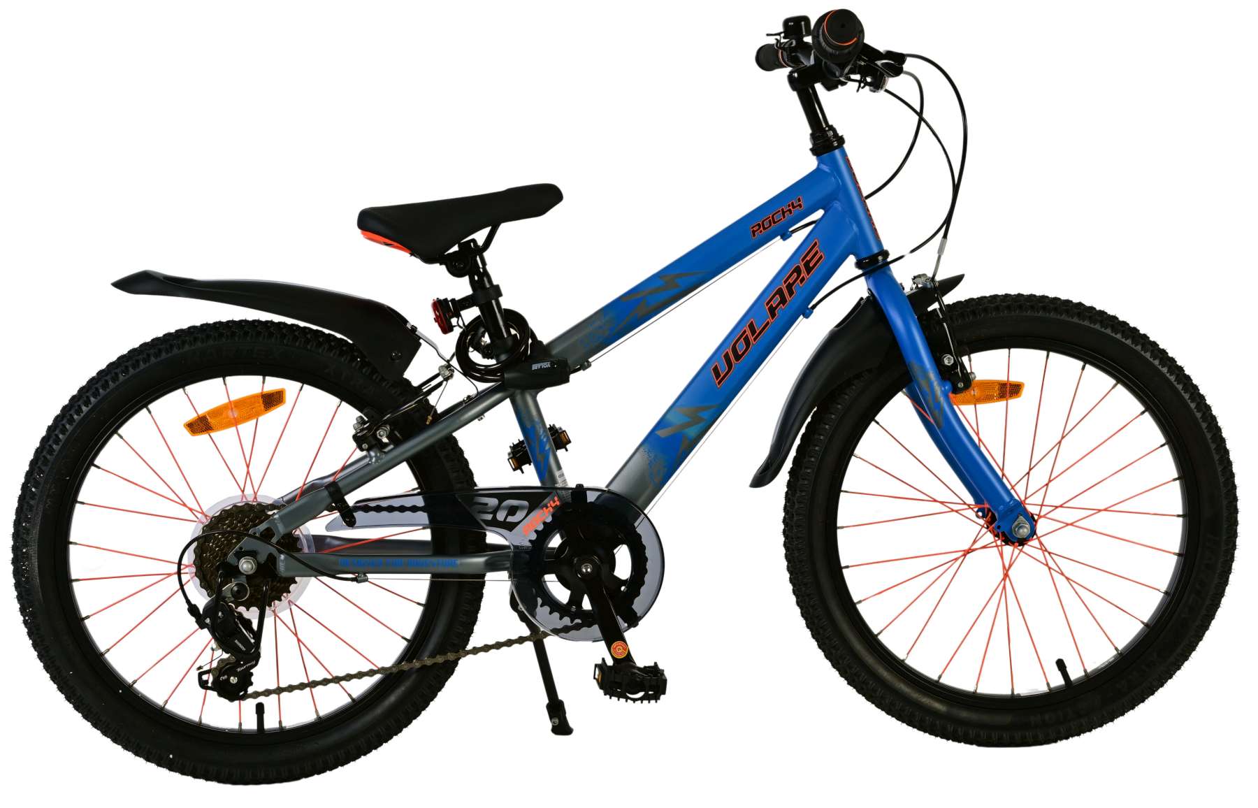 Volare Rocky Kinderfiets 20 inch 7 speed Blauw (8715347420139)