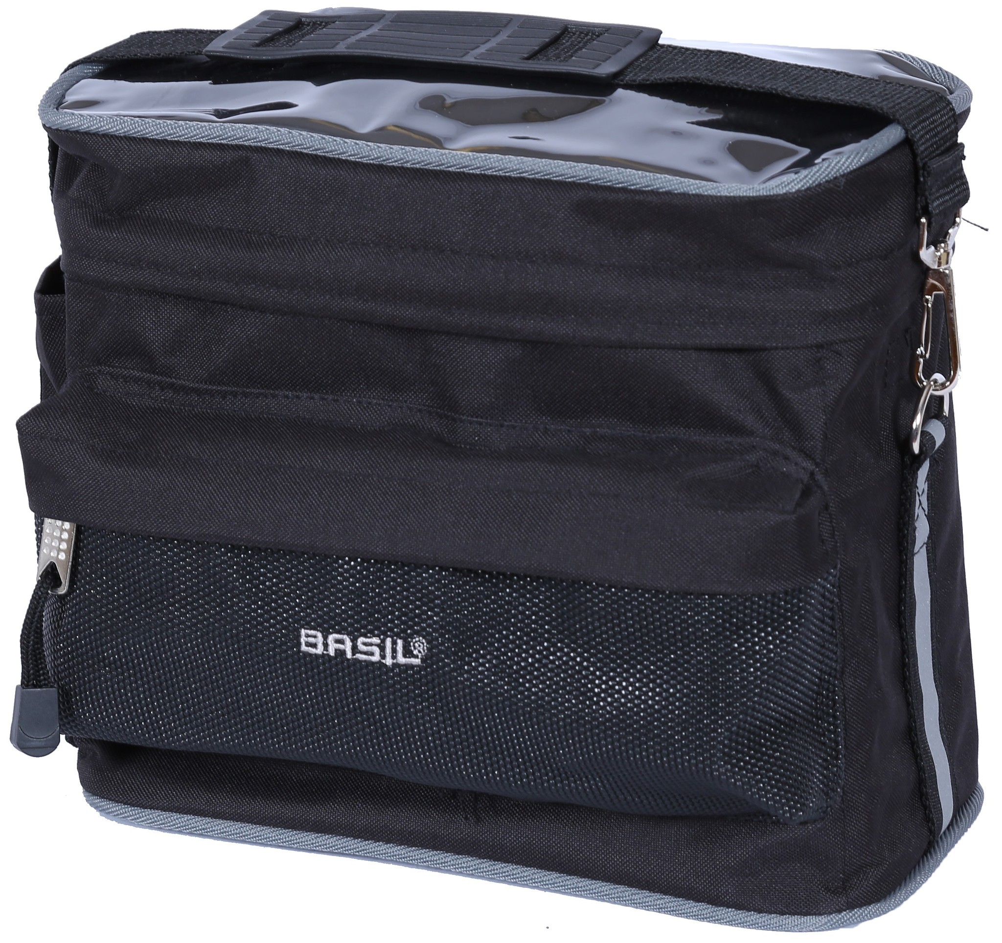 Basil Stuurtas Mali 8 liter 26 x 17 x 22 cm - zwart (8715019160103)