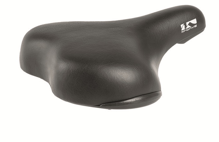 M-wave Fietszadel Teen voor 20" kinderfiets - zwart (4015493891345)