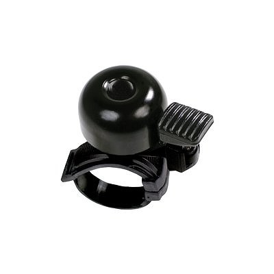 Simson fietsbel mini 32mm flex-band bevestiging zw (8711646212284)