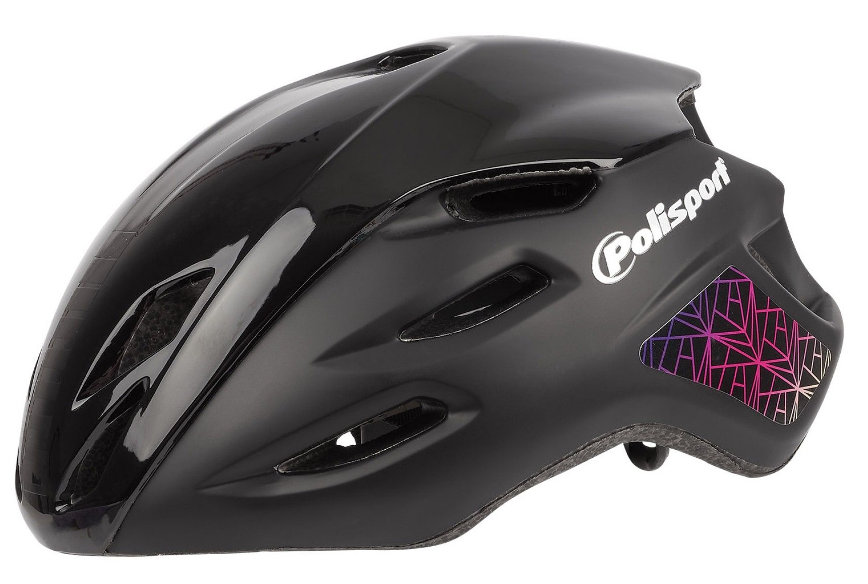 POLISPORT AERO FIETSHELM L 58-61CM ZWART (5604415094187)