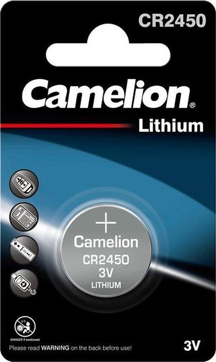 Batterij Camelion Lithium CR2450 3V (4260033152725)