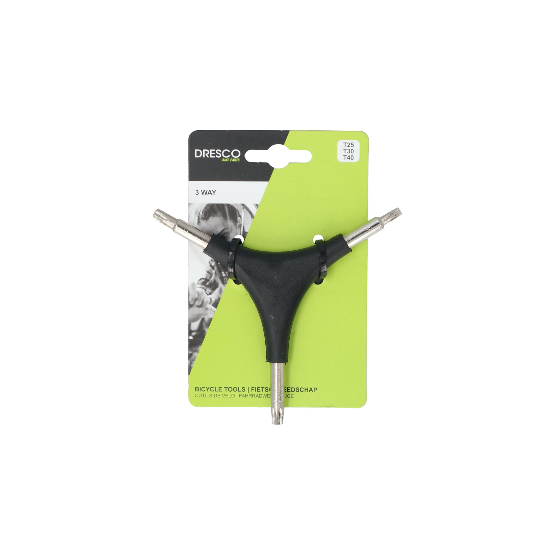 Dresco Torx Y-sleutelset T25/T30/T40 (8711293386604)