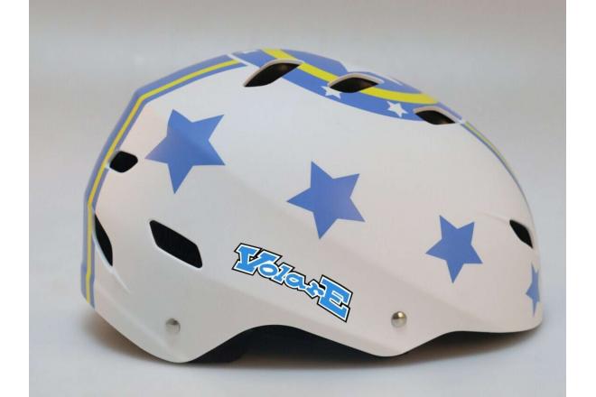 Merkloos Volare Skatehelm kind Sterren 55-57 (8715347005794)