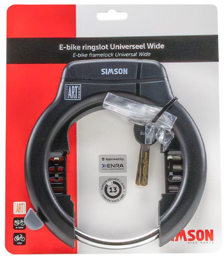 Simson Ringslot E-bike Universeel Wide - ART 2 - zwart (8711646934261)