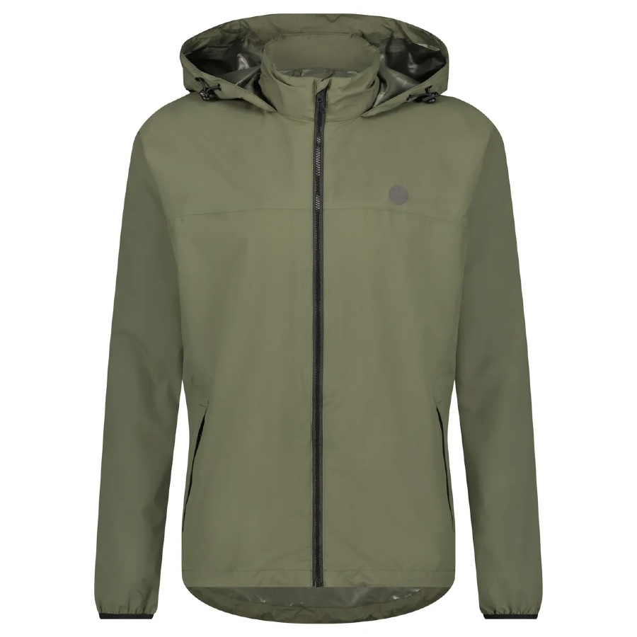 Agu go rain jacket essential army green l (8717565658769)