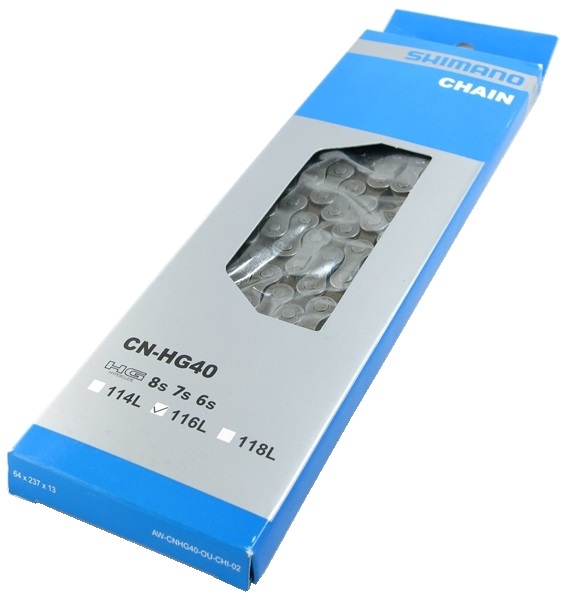 Ketting 6/7/8 speed Shimano HG40 met 116 schakels (4524667220343)