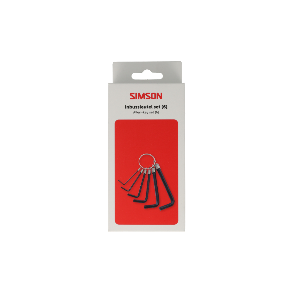 Inbussleutel set Simson 6-delig (8711646935817)