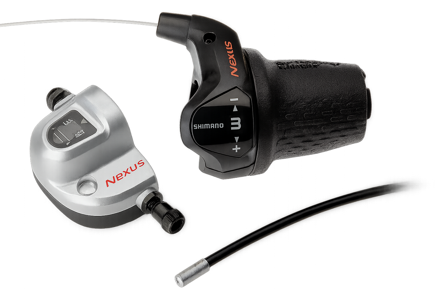 Shimano Draaiversteller 3 speed Nexus SL-3S42E met kabels (8718404067032)