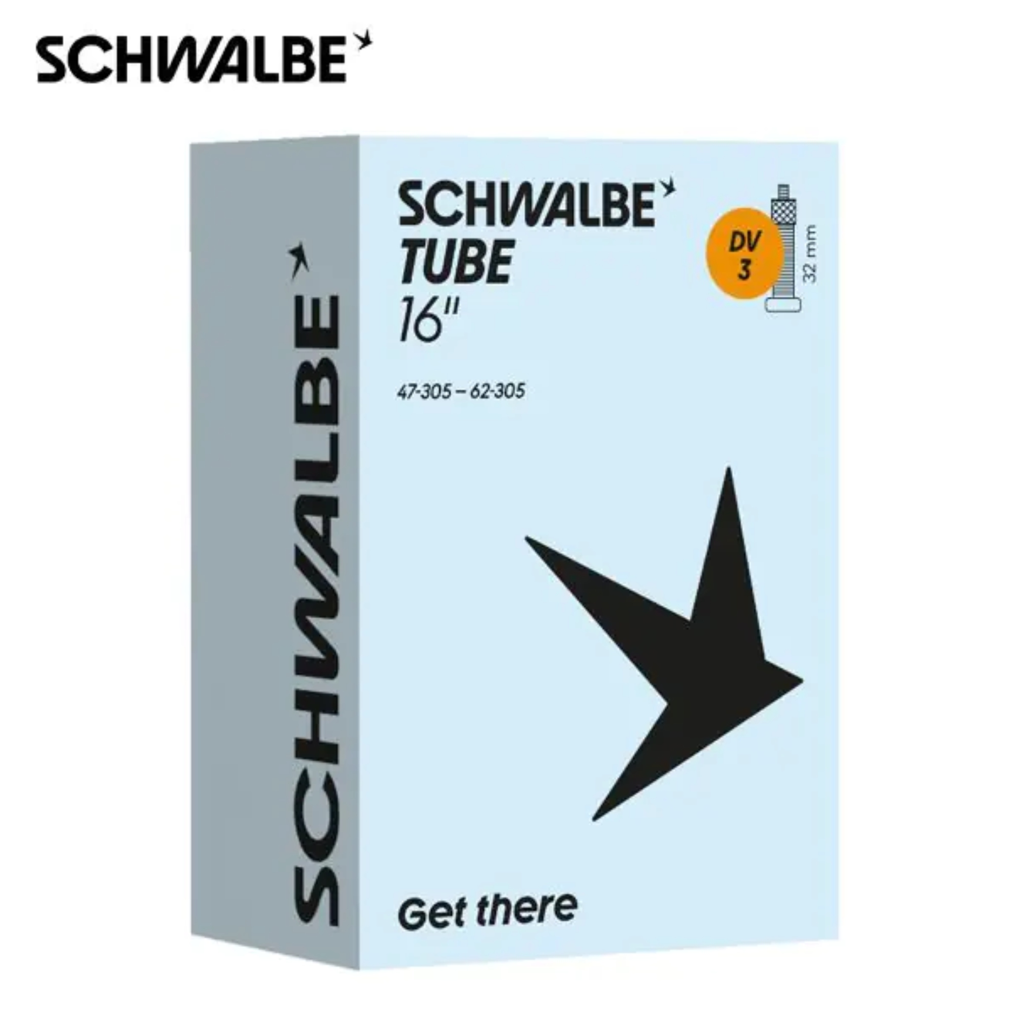 Schwalbe bib 16x1.75-2.50 blitz 32mm 47/62-305 (dv (4026495931021)