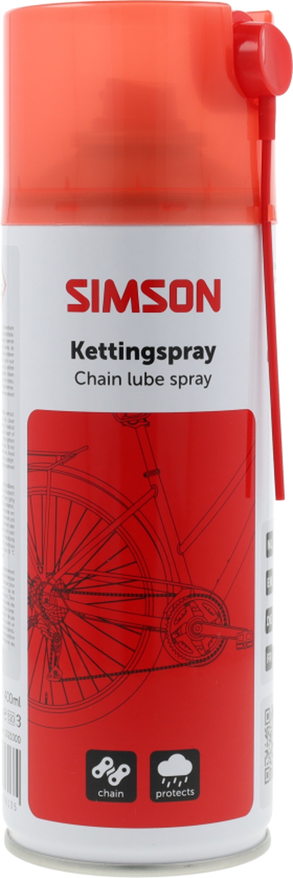 Ketting & Derailleurreiniger spray Simson - 400ml (8711646936159)
