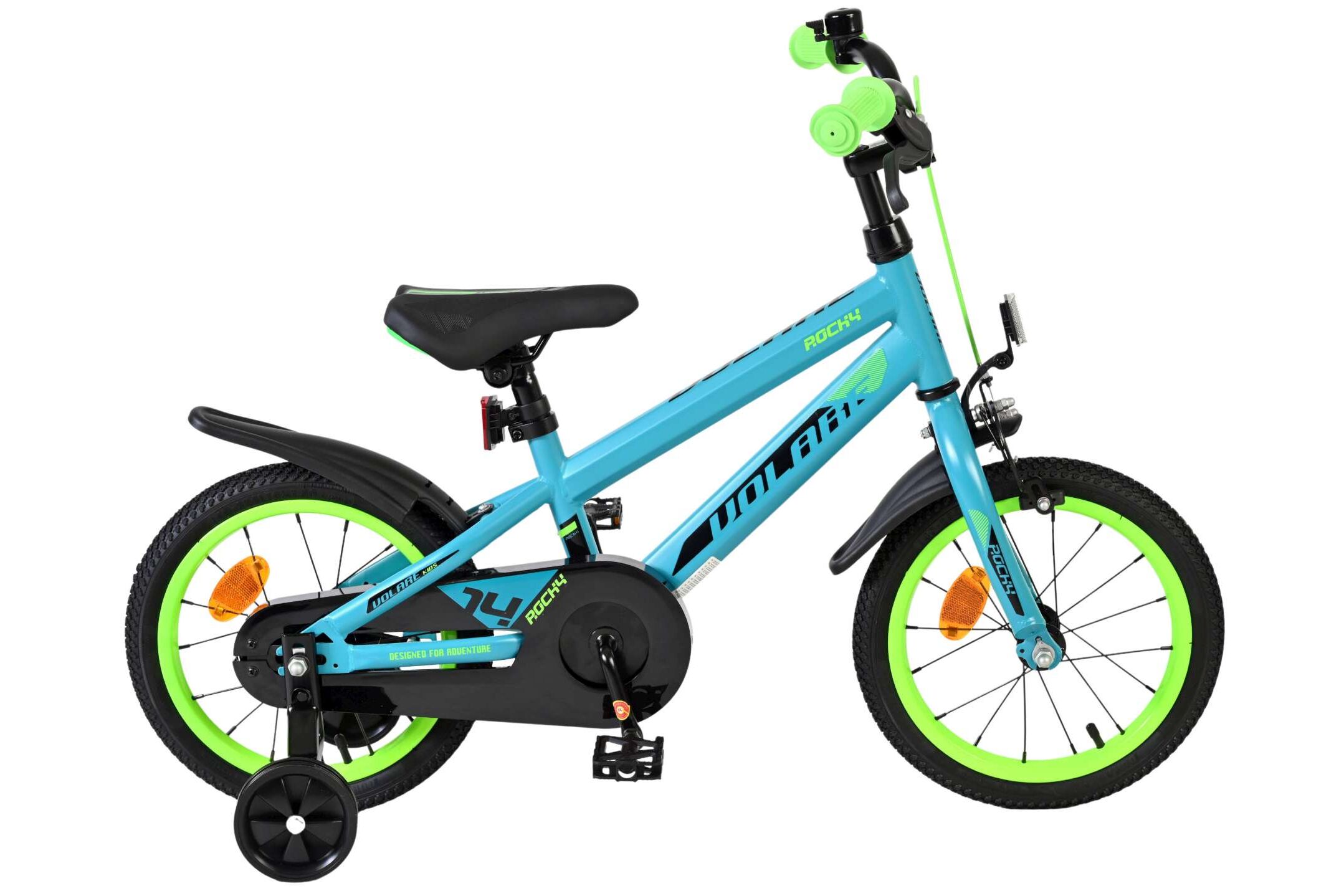 Volare Rocky Kinderfiets - Jongens - 14 inch - Gro (8715347514722)