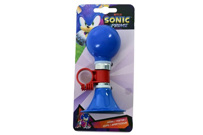 Netflix Sonic Prime Fietstoeter  Rood Blauw (8715347010941)