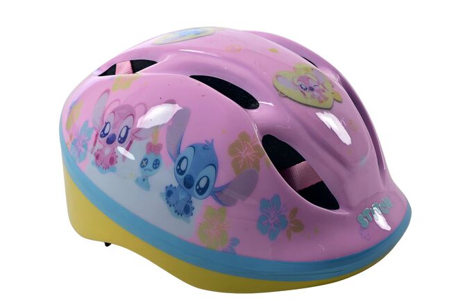 Merkloos Kinder Helm Disney Stitch Roze 52-56Cm (8715347010392)