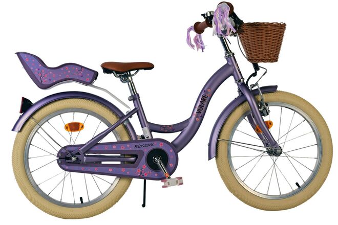Volare Blossom Kinderfiets 18 inch paars (8715347518324)