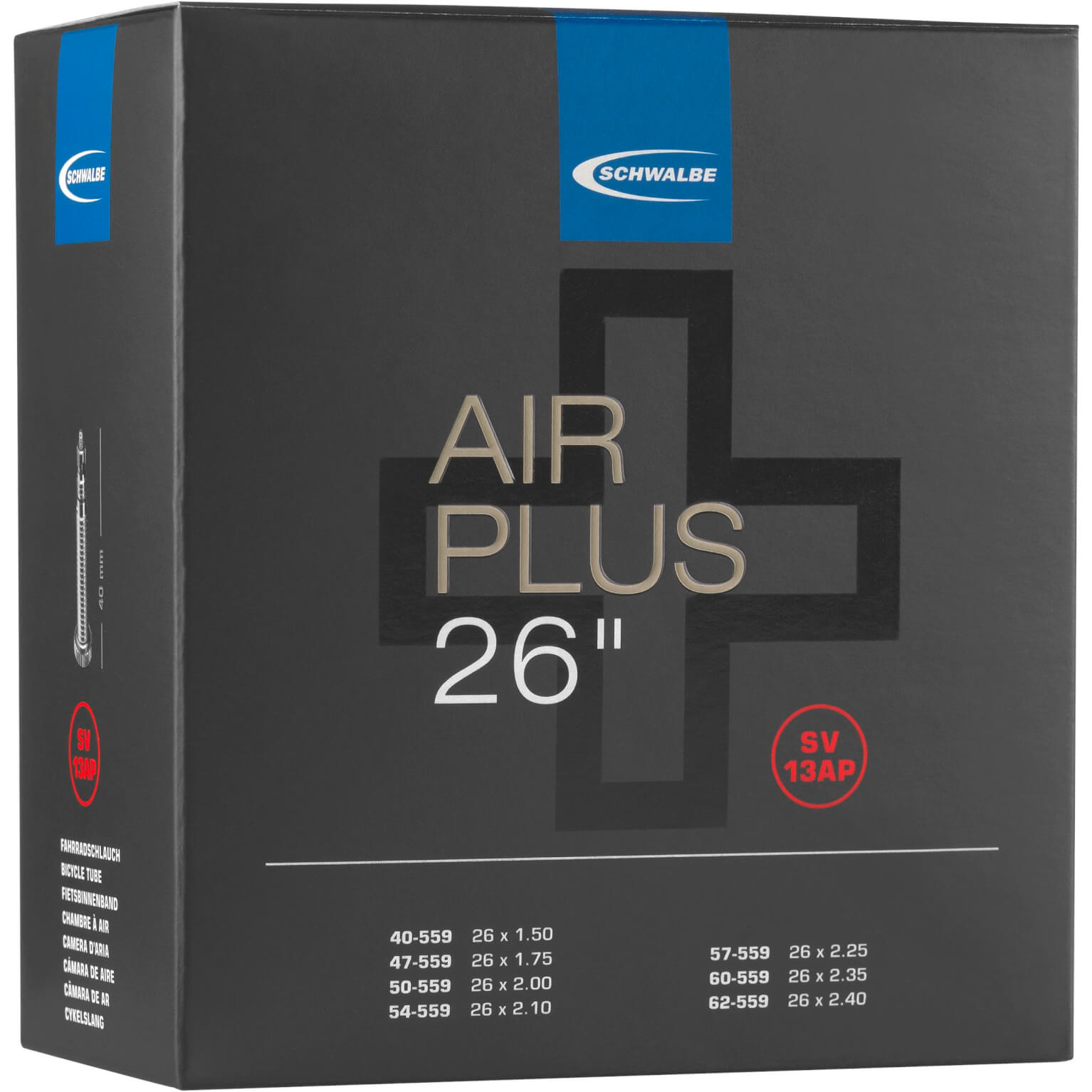 Schwalbe Binnenband SV13AP Air Plus 26" / 40/62-559 - 40mm (4026495871679)