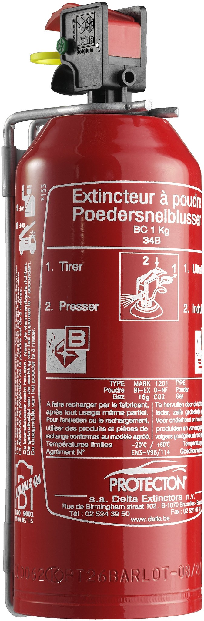 Belmic Protecton Brandblusser 1kg (5430000406055)