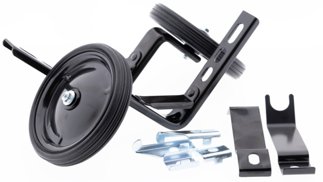 Zijwielen PexKids 12"-20" - metaal / zwart (8716812609837)