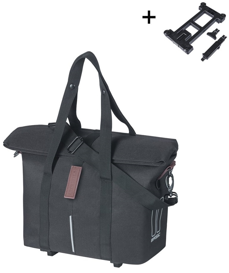 Basil Fietshandtas City MIK 8 - 11 liter 19 x 30 x 26 cm (8715019183591)
