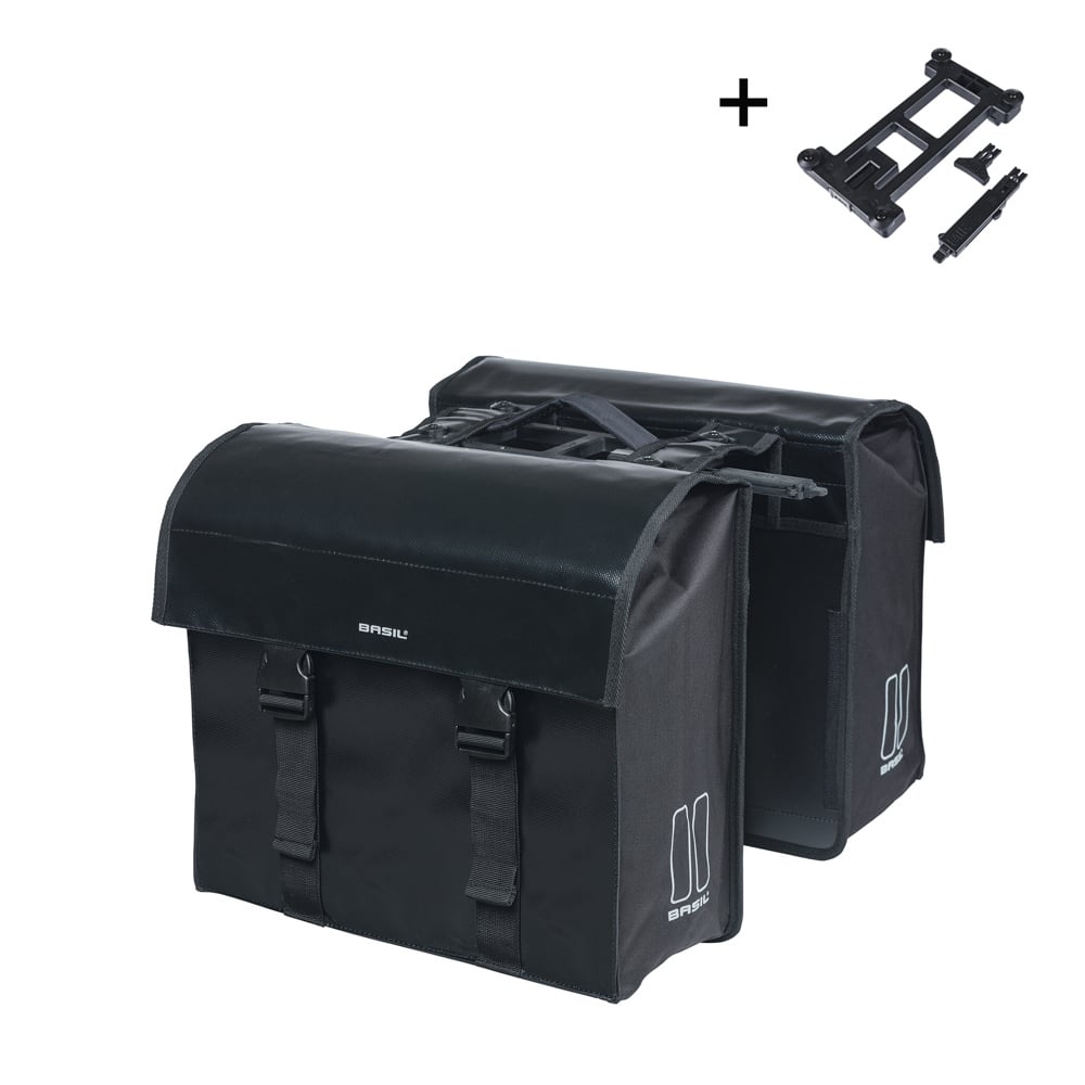 Basil Dubbele fietstas Urban Load MIK 48-53 liter - (8715019183256)