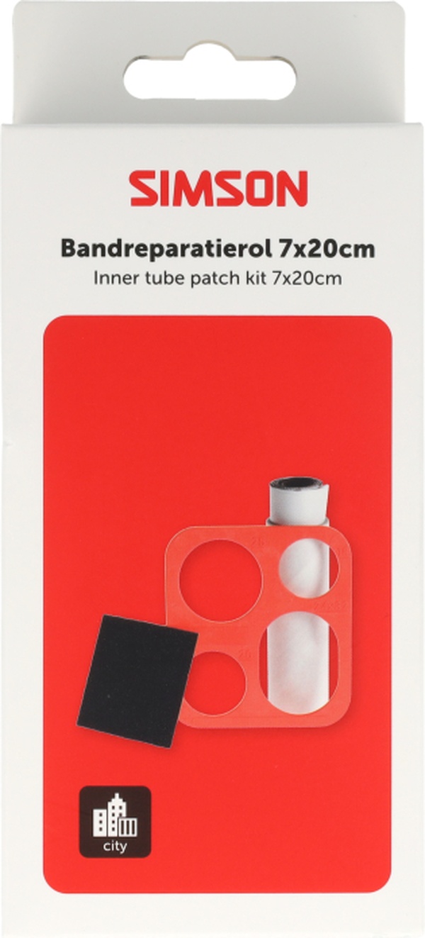 Bandenreparatierol & sjabloon Simson 7x20cm (8711646934612)