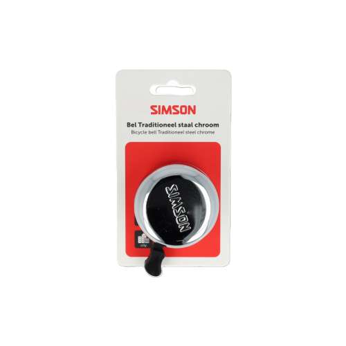 Simson bel Traditioneel chroom staal (8711646935343)
